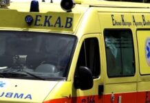 Λάρισα: Τροχαίο με εκτροπή ΙΧ στο δρόμο Νίκαιας-Χάλκης